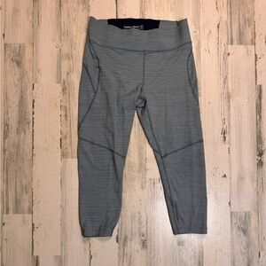 Outdoor Voices Tech Sweat 3/4 Leggings Slate Blue XL